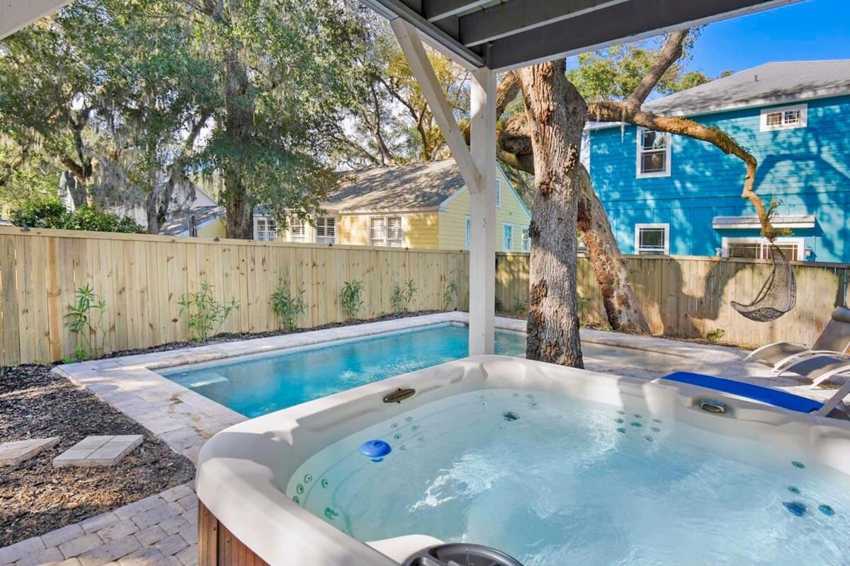 Downtown St Aug Home By Fountain Of Youth Pool Spa By Beach Add Golf Cart Saint Augustine Exterior foto