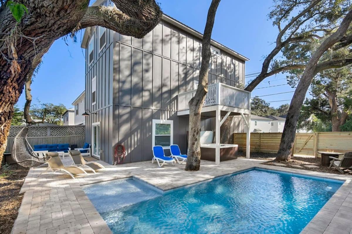 Downtown St Aug Home By Fountain Of Youth Pool Spa By Beach Add Golf Cart Saint Augustine Exterior foto